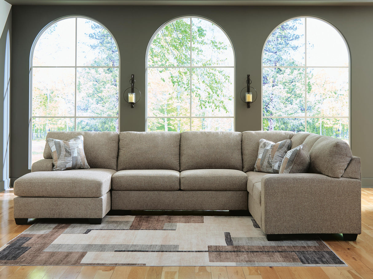 Seyler Lane Hemp 3-Piece LAF Sectional from Ashley Furniture - Luna Furniture