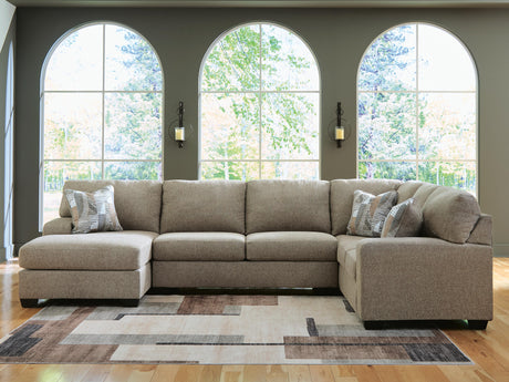 Seyler Lane Hemp 3-Piece LAF Sectional from Ashley Furniture - Luna Furniture