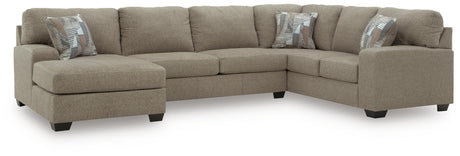Seyler Lane Hemp 3-Piece LAF Sectional from Ashley Furniture - Luna Furniture
