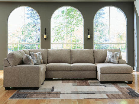 Seyler Lane Hemp 3-Piece RAF Chaise Sleeper Sectional from Ashley Furniture - Luna Furniture
