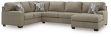 Seyler Lane Hemp 3-Piece RAF Sectional from Ashley Furniture - Luna Furniture
