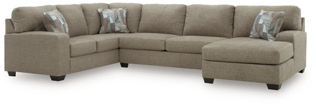 Seyler Lane Hemp 3-Piece RAF Sectional from Ashley Furniture - Luna Furniture