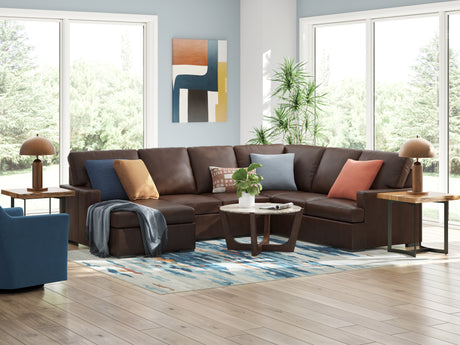 McDowlan Coffee 3-Piece Sectional with Chaise from Ashley Furniture - Luna Furniture