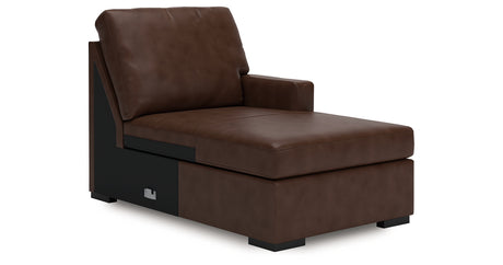 McDowlan Coffee 3-Piece RAF Chaise Sectional from Ashley Furniture - Luna Furniture