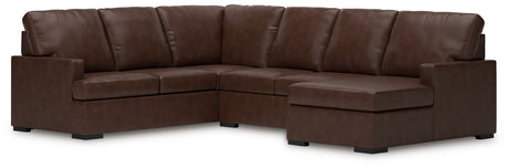 McDowlan Coffee 3-Piece RAF Chaise Sectional from Ashley Furniture - Luna Furniture
