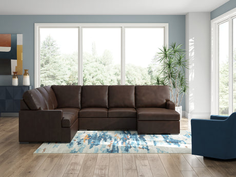 McDowlan Coffee 3-Piece RAF Chaise Sectional from Ashley Furniture - Luna Furniture