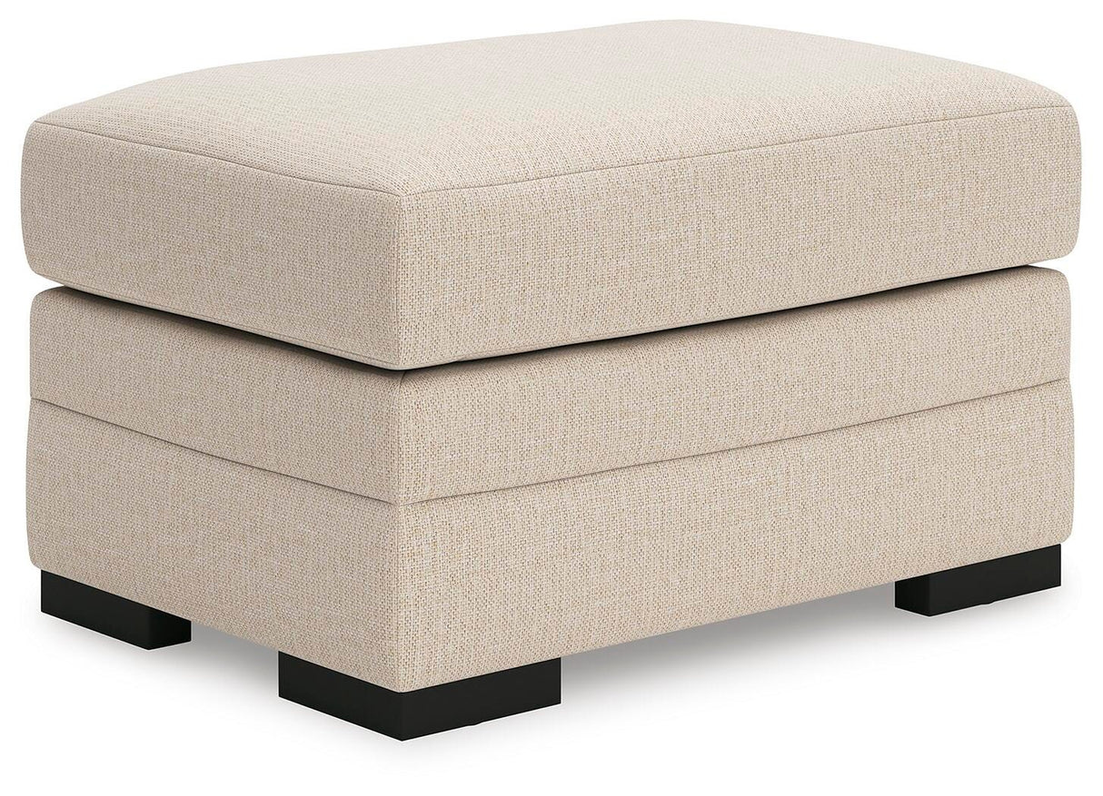 Lango Jute Chair and Ottoman from Ashley Furniture - Luna Furniture