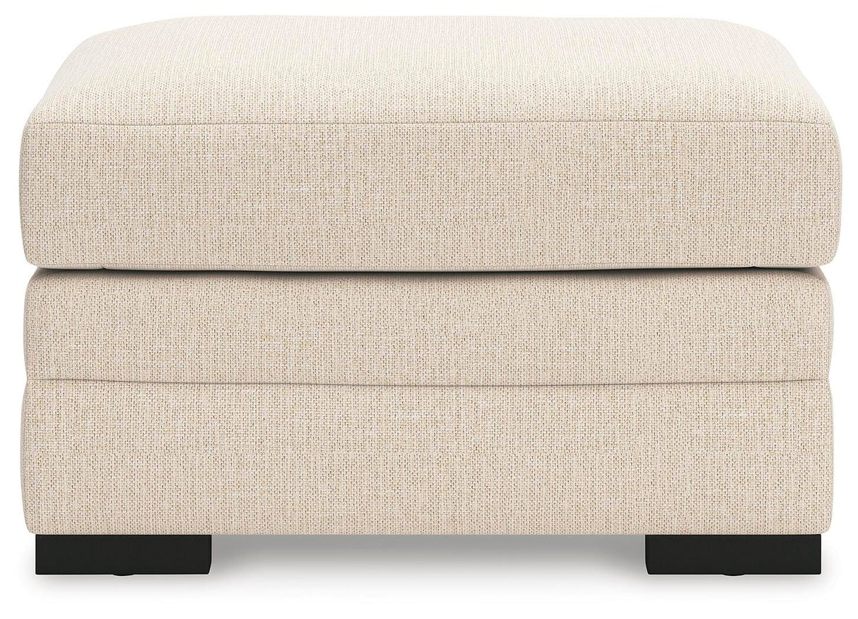 Lango Jute Chair and Ottoman from Ashley Furniture - Luna Furniture