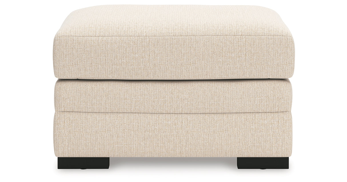 Lango Jute Chair and Ottoman from Ashley Furniture - Luna Furniture