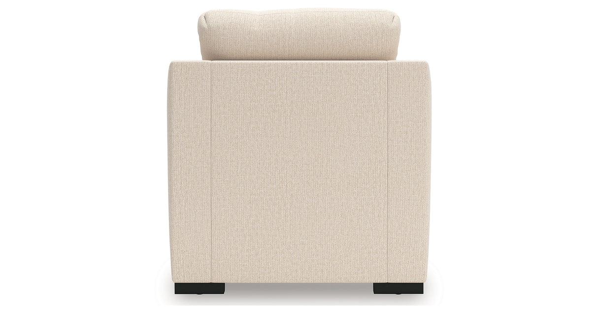 Lango Jute Chair and Ottoman from Ashley Furniture - Luna Furniture