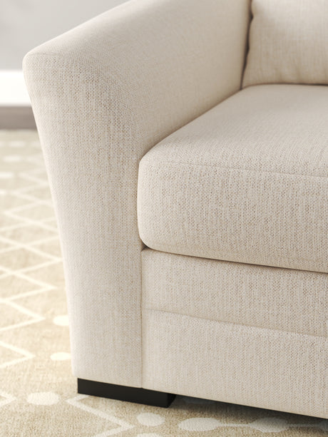 Lango Jute Chair and Ottoman from Ashley Furniture - Luna Furniture
