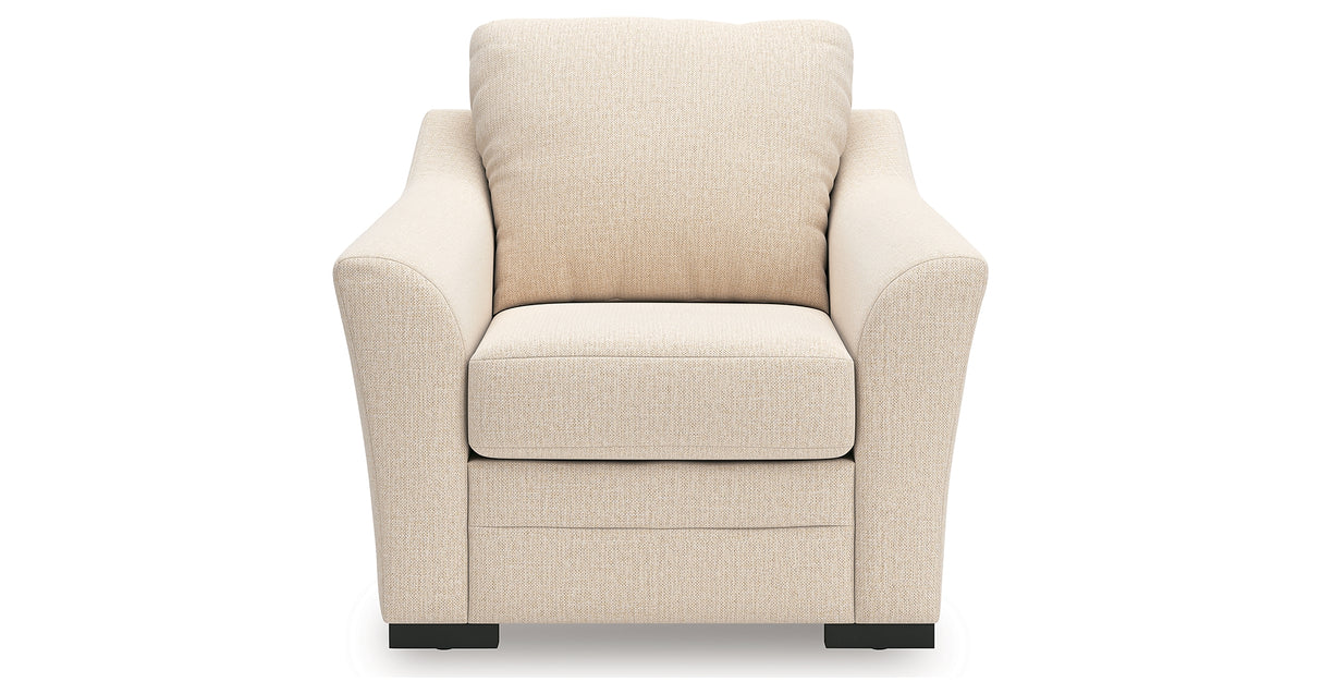 Lango Jute Chair and Ottoman from Ashley Furniture - Luna Furniture