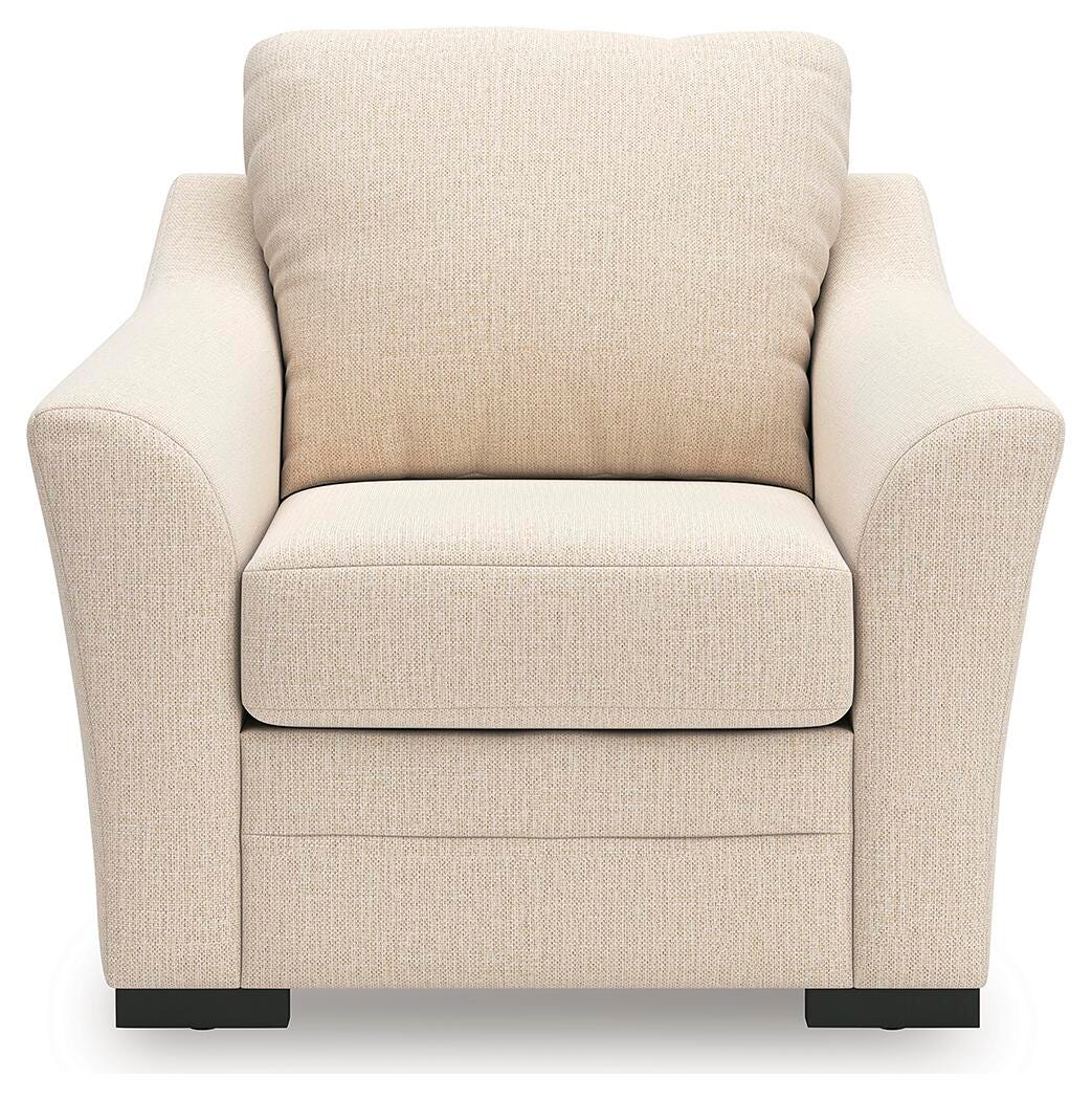 Lango Jute Chair and Ottoman from Ashley Furniture - Luna Furniture