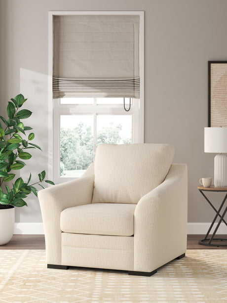 Lango Jute Chair and Ottoman from Ashley Furniture - Luna Furniture