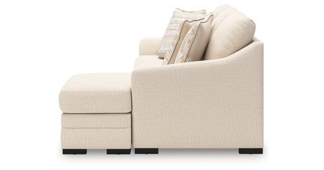 Lango Jute Queen Sofa Chaise Sleeper from Ashley Furniture - Luna Furniture