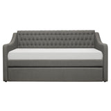 Adra Black Twin Daybed with Trundle from Homelegance - Luna Furniture