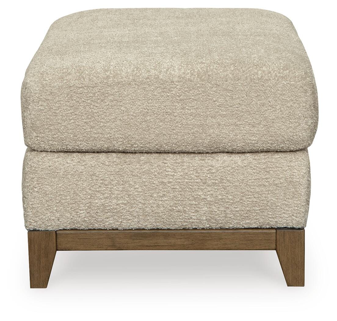 Parklynn Chair and Ottoman in Desert from Ashley Furniture - Luna Furniture