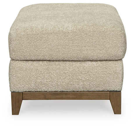 Parklynn Chair and Ottoman in Desert from Ashley Furniture - Luna Furniture