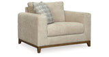 Parklynn Sofa, Loveseat, Chair and Ottoman in Desert from Ashley - Luna Furniture