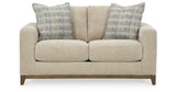 Parklynn Sofa, Loveseat, Chair and Ottoman in Desert from Ashley - Luna Furniture