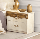 Barocco Ivory/Gold Nightstand from ESF Furniture - Luna Furniture