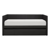 Adra Black Twin Daybed with Trundle from Homelegance - Luna Furniture