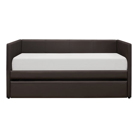 Adra Dark Brown Daybed with Trundle from Homelegance - Luna Furniture