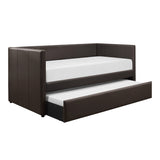 Adra Dark Brown Daybed with Trundle from Homelegance - Luna Furniture