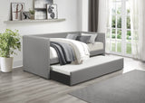 Roland Gray Daybed with Trundle from Homelegance - Luna Furniture
