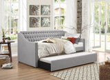 Roland Gray Daybed with Trundle from Homelegance - Luna Furniture