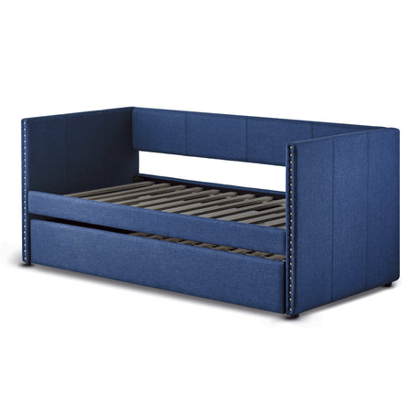 Therese Blue Daybed with Trundle from Homelegance - Luna Furniture