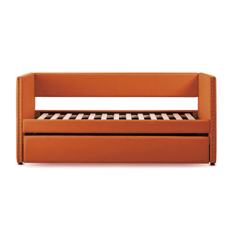 Therese Orange Daybed with Trundle from Homelegance - Luna Furniture