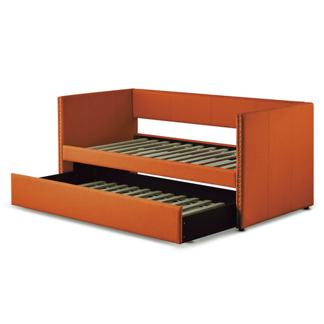 Therese Orange Daybed with Trundle from Homelegance - Luna Furniture