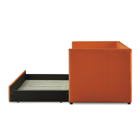 Therese Orange Daybed with Trundle from Homelegance - Luna Furniture
