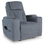 Studio Cave Steel Power Reclining Loveseat and Power Recliner from Ashley - Luna Furniture