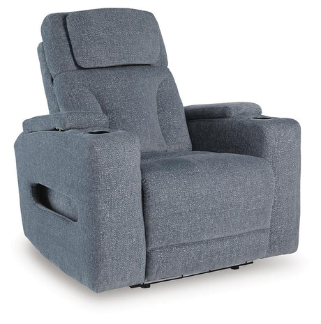 Studio Cave Steel Power Reclining Loveseat and Power Recliner from Ashley - Luna Furniture