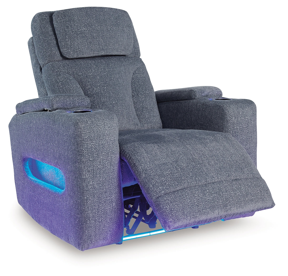 Studio Cave Steel Power Reclining Loveseat and Power Recliner from Ashley - Luna Furniture