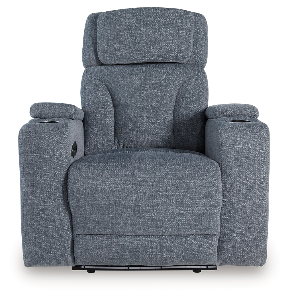 Studio Cave Steel Power Reclining Loveseat and Power Recliner from Ashley - Luna Furniture