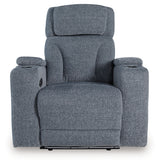 Studio Cave Steel Power Reclining Loveseat and Power Recliner from Ashley - Luna Furniture