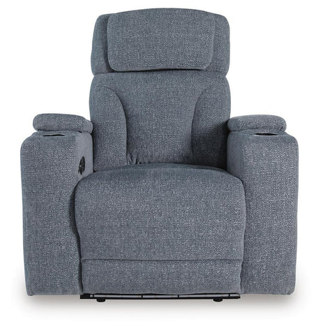 Studio Cave Steel Power Reclining Loveseat and Power Recliner from Ashley - Luna Furniture