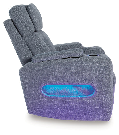 Studio Cave Steel Power Reclining Loveseat and Power Recliner from Ashley - Luna Furniture