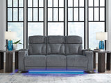 Studio Cave Steel Power Reclining Sofa from Ashley Furniture - Luna Furniture