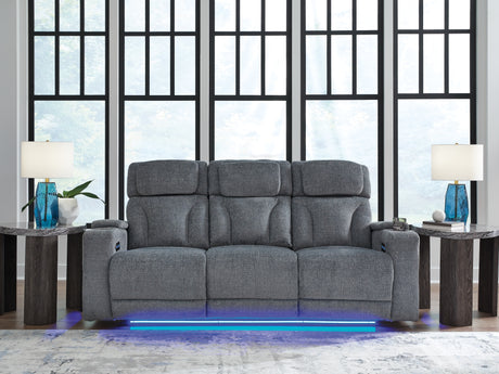 Studio Cave Steel Power Reclining Sofa from Ashley Furniture - Luna Furniture
