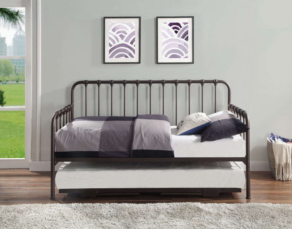 Constance Navy Blue Daybed With Lift-Up Trundle