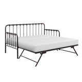 Constance Navy Blue Daybed With Lift-Up Trundle