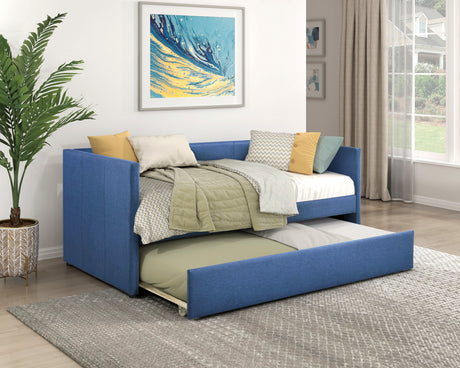 Trudy Beige Twin Daybed with Trundle from Homelegance - Luna Furniture