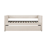 Trudy Beige Twin Daybed with Trundle from Homelegance - Luna Furniture