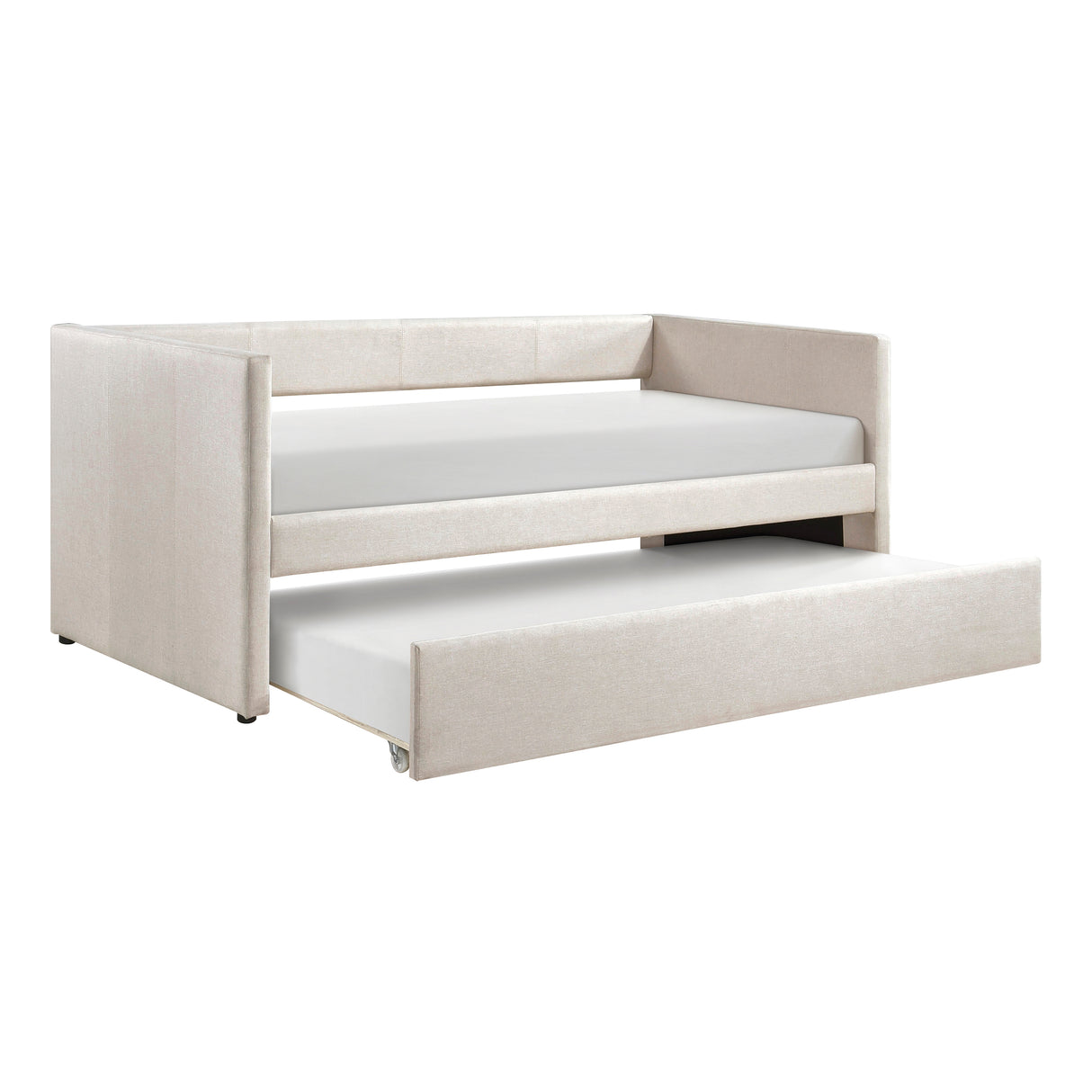 Trudy Beige Twin Daybed with Trundle from Homelegance - Luna Furniture