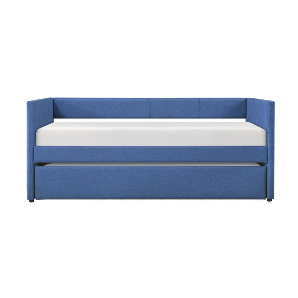 Trudy Blue Twin Daybed with Trundle