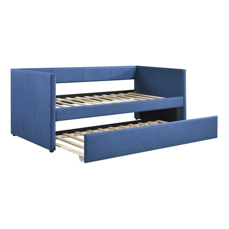 Trudy Blue Twin Daybed with Trundle from Homelegance - Luna Furniture